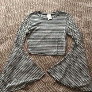 cropped long sleeve